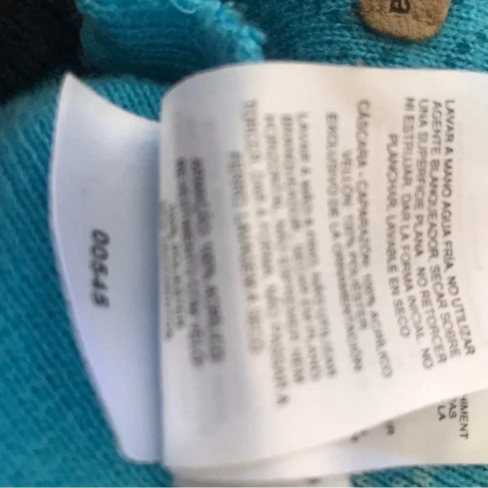 Columbia Youth Teal Polyesther Beanie